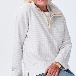 Alice Walk The Zip-Up Sweatshirt - Striped